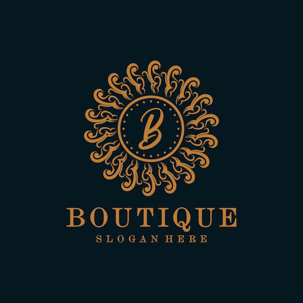 Boutique logo a luxurious for company