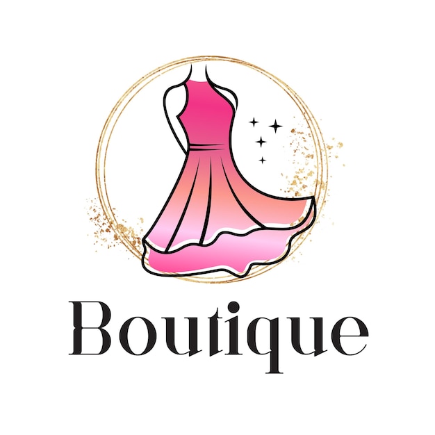 boutique logo moderne vector 2022