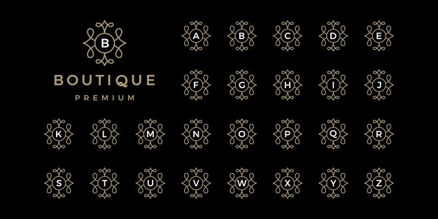 Boutique Luxury Logo Design Ispirazione