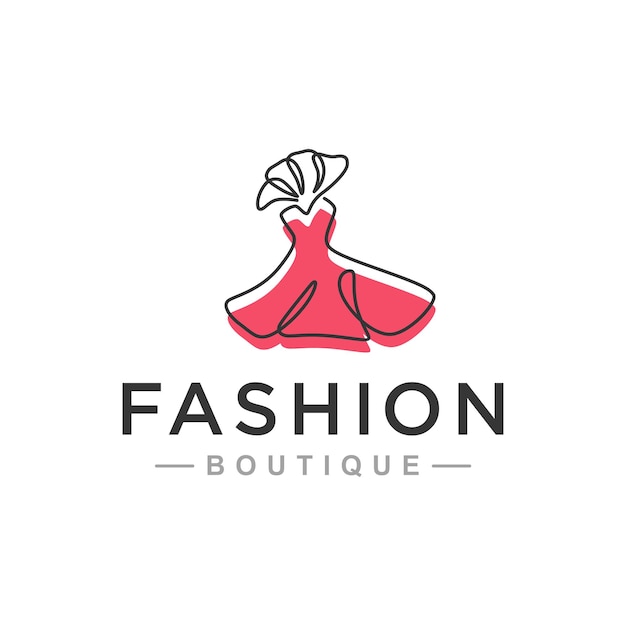 Logo di moda negozio boutique a