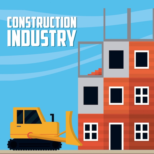 Bouw industrie concept