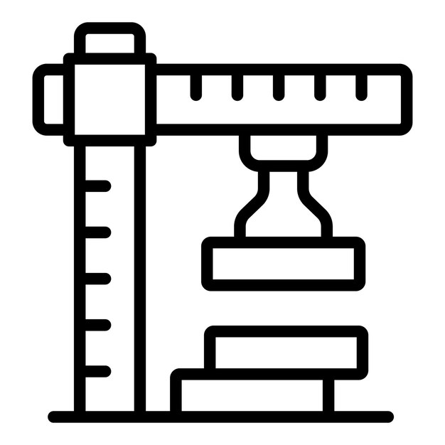 Vector bouw kraan pictogram overzicht vector ingenieur vrouwelijke werk architect