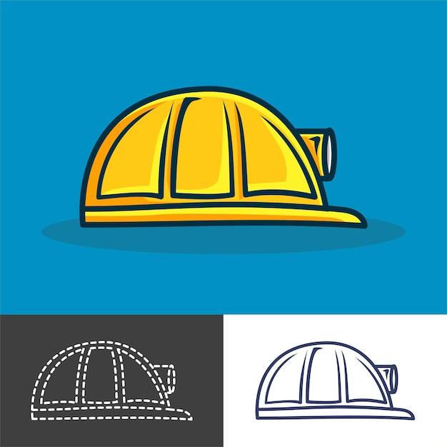 Vector bouwproject helm vector ontwerp