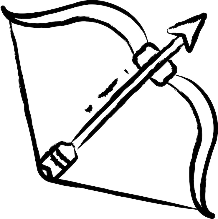 वेक्टर bow and hand drawn vector illustrations