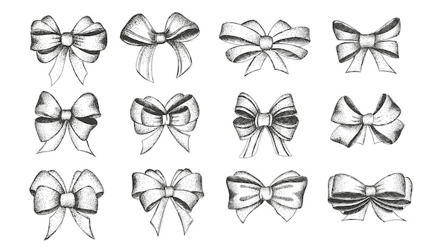 Vintage Ribbon ,Hand drawn set of different - Stock Illustration  [70709022] - PIXTA