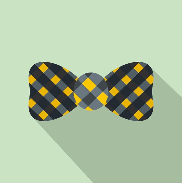 Vector bow tie icon flat illustration of bow tie vector icon for web design