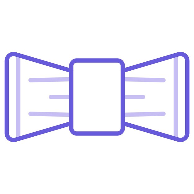 Vector bow tie vector illustration