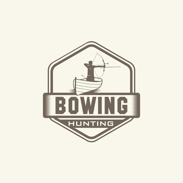 bowing hunting logo