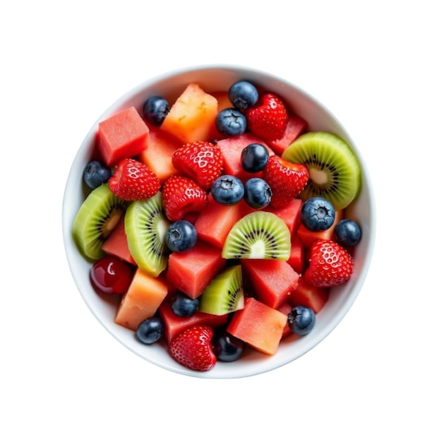 a bowl of mixed fruit salad