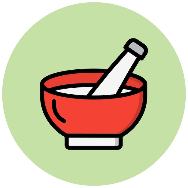 Vector bowl vector icon design illustration