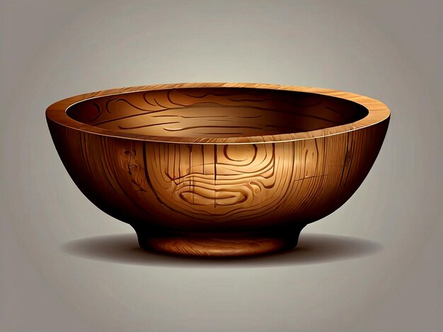 Vector a bowl with the word quot b quot on it