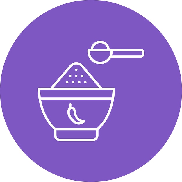 Vector a bowl of yogurt with a bird on it