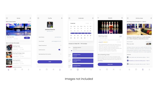 Bowling App and Ui Kit Template