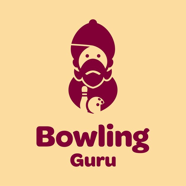 Logo del guru del bowling