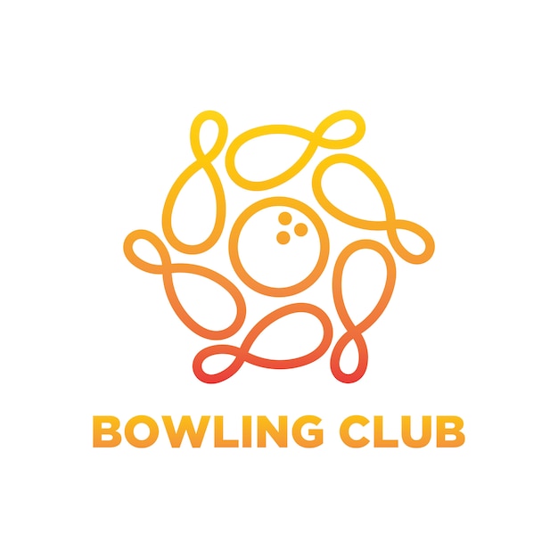 Bowling logo design