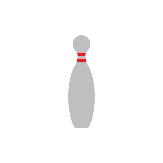 Bowling pin vector pictogram illustratie ontwerp