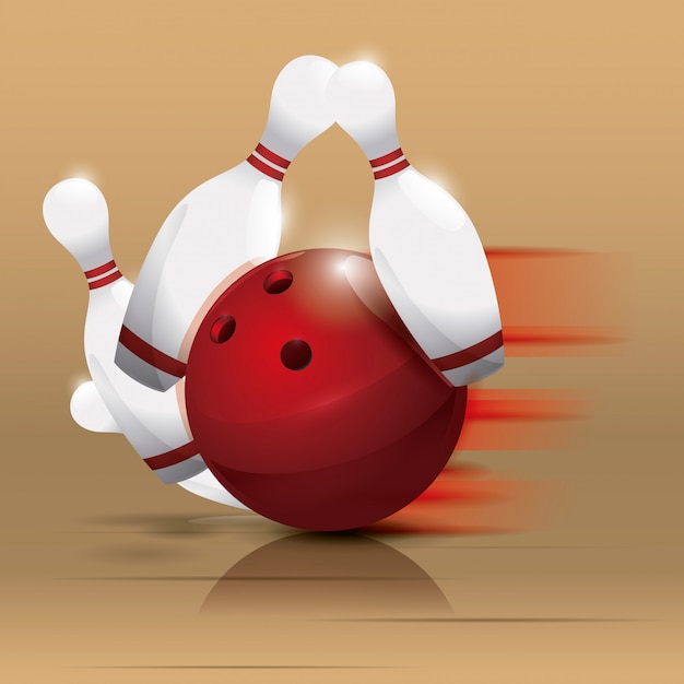 Vector bowling sport