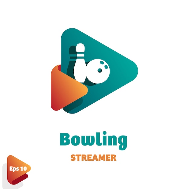 Bowling Streamer Logo