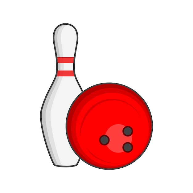 Bowling Vector Clipart Bowling illustration Sports illustration Bowling Clipart vector Game