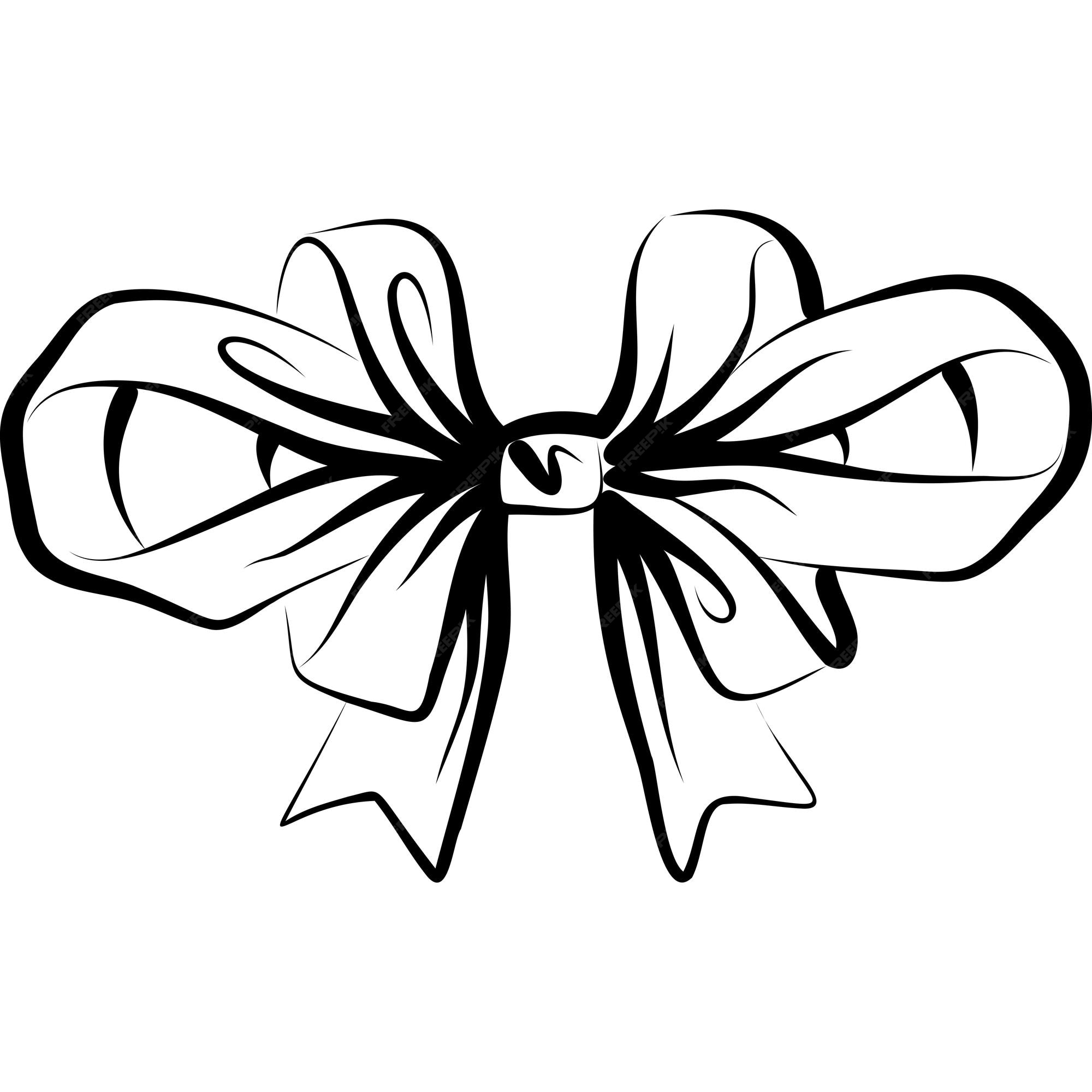 Premium Vector | Bows tied vector