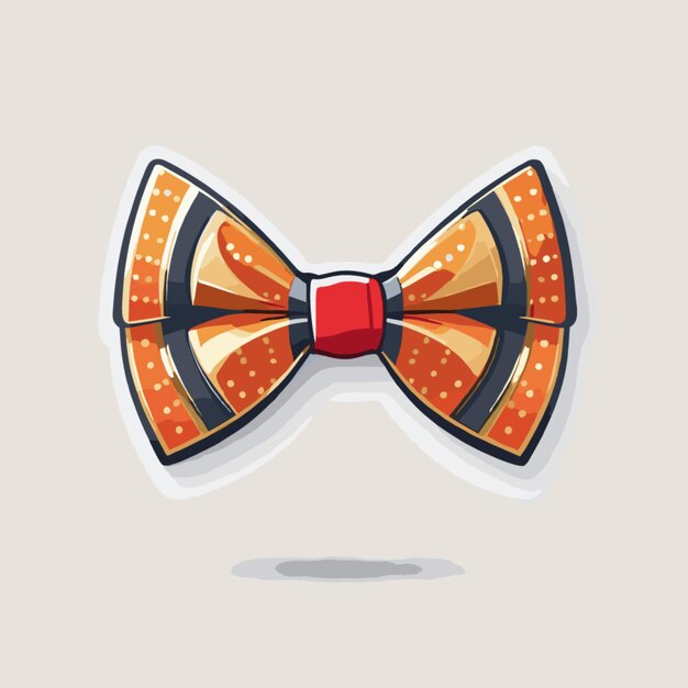 Vector bowtie vector on a background