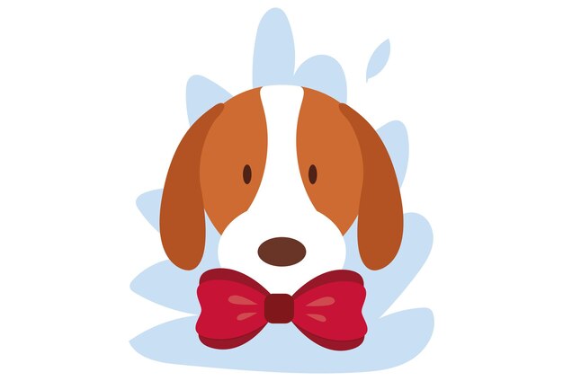 Концептная иллюстрация BowWow Bowties Стильная и красивая