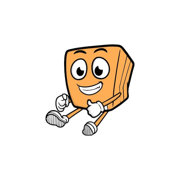 Box cartoon character