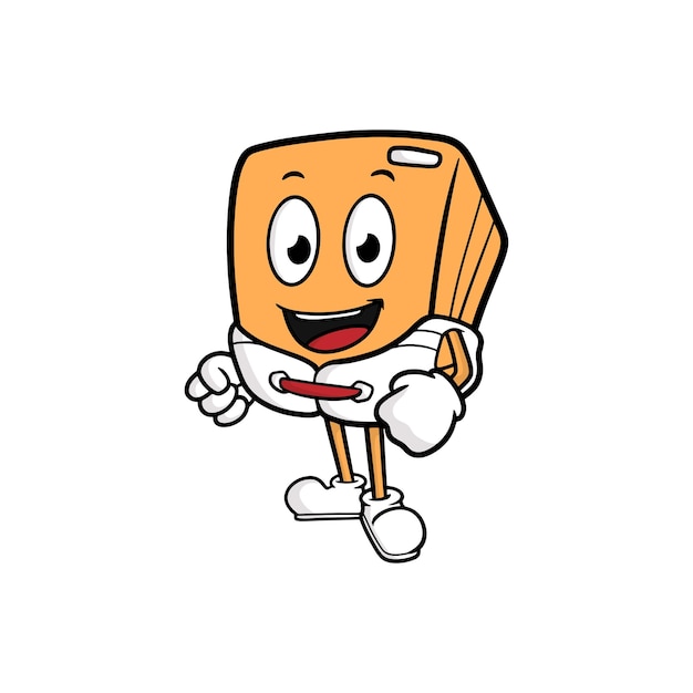 Box cartoon character