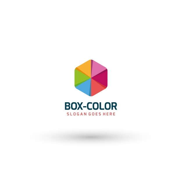 Box color logo template