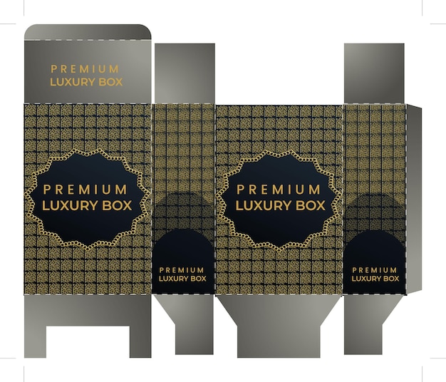 Vector box design packaging and label design premium packaging amp label design luxury box design