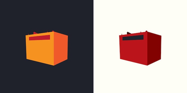 Box icon or logo illustration