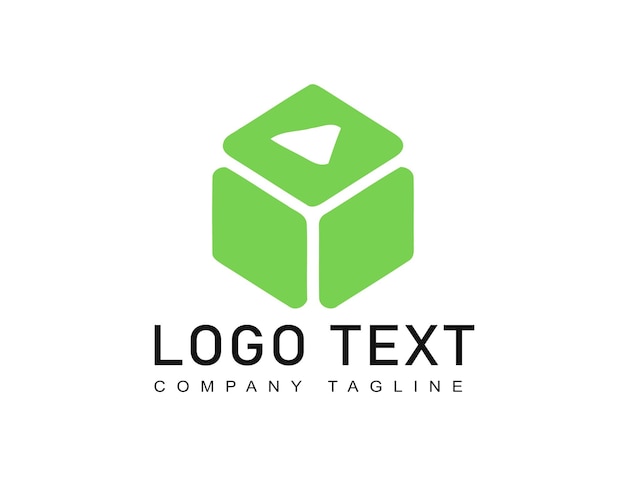 BOX letter logo template