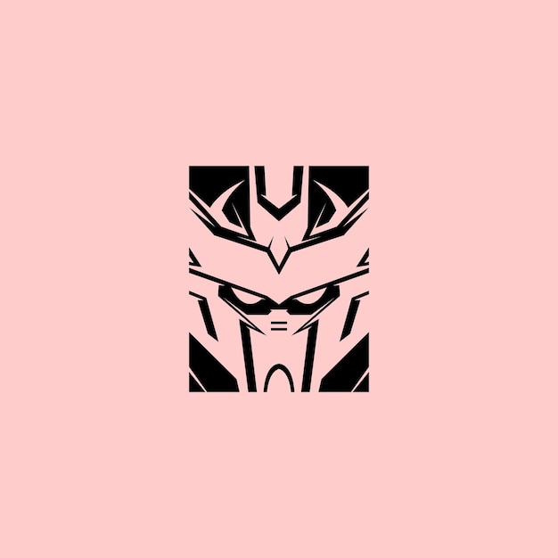 Vector box mecha logo