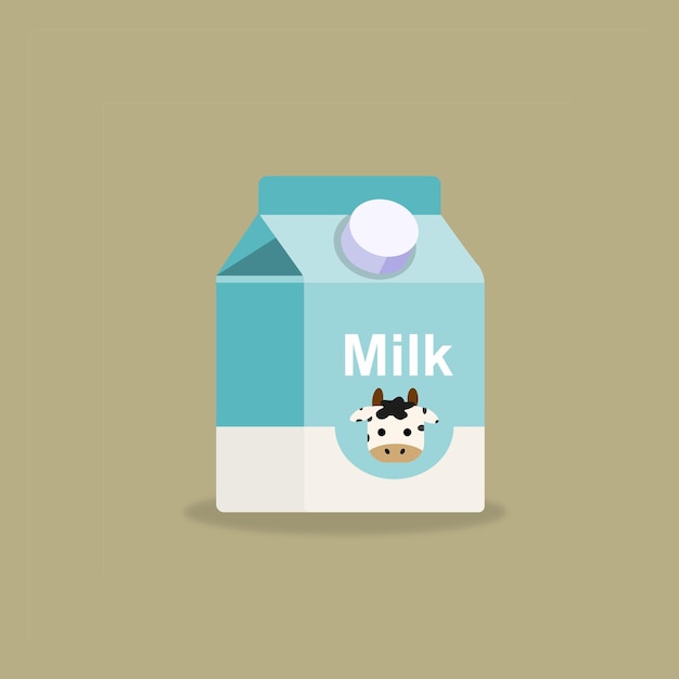 ミルクのベクトルの箱