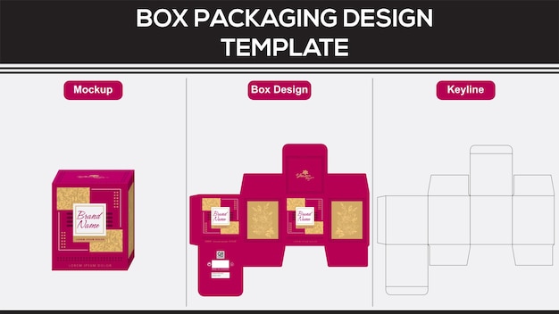 Box Packaging Design Template