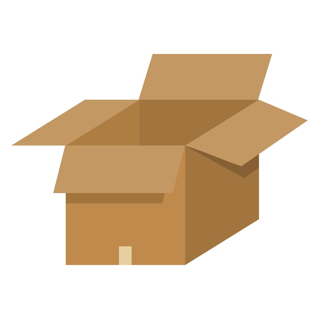 shipping box clipart