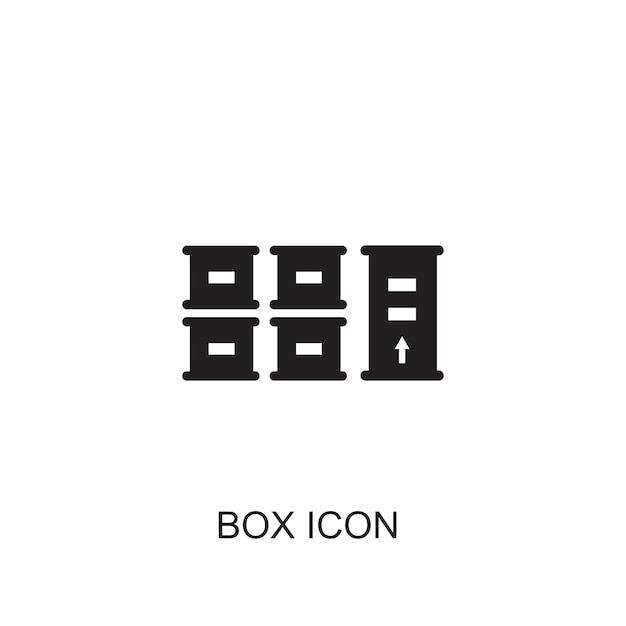 Box vector icon icon