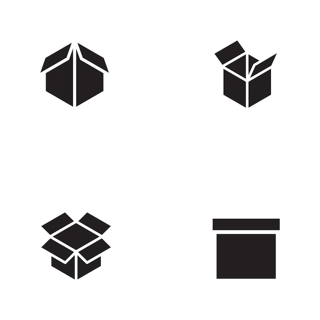 Box vector illustration icon