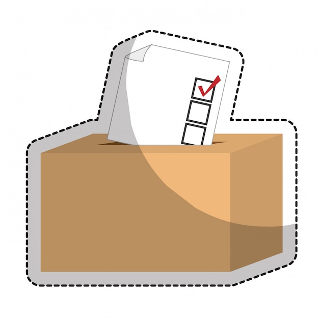 box of vote icon