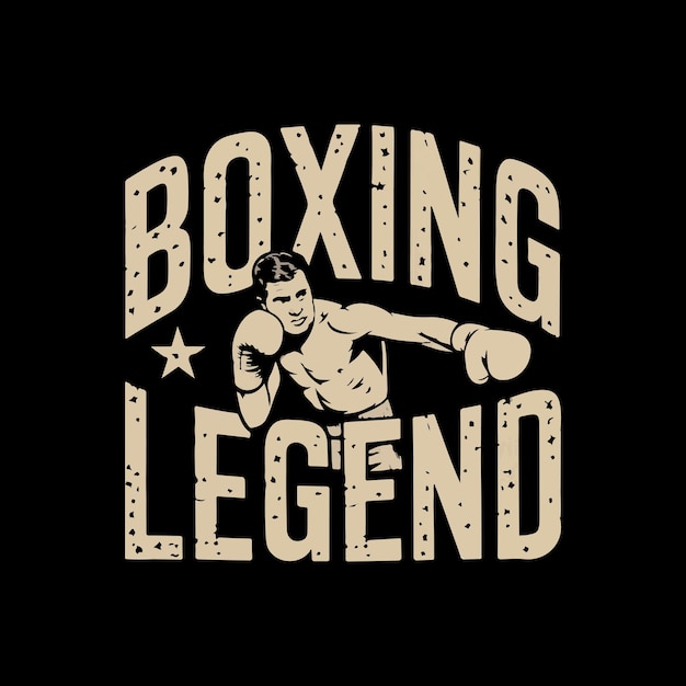 Boxen T-shirt ontwerp