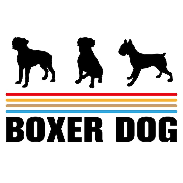 Boxer Dog Vector