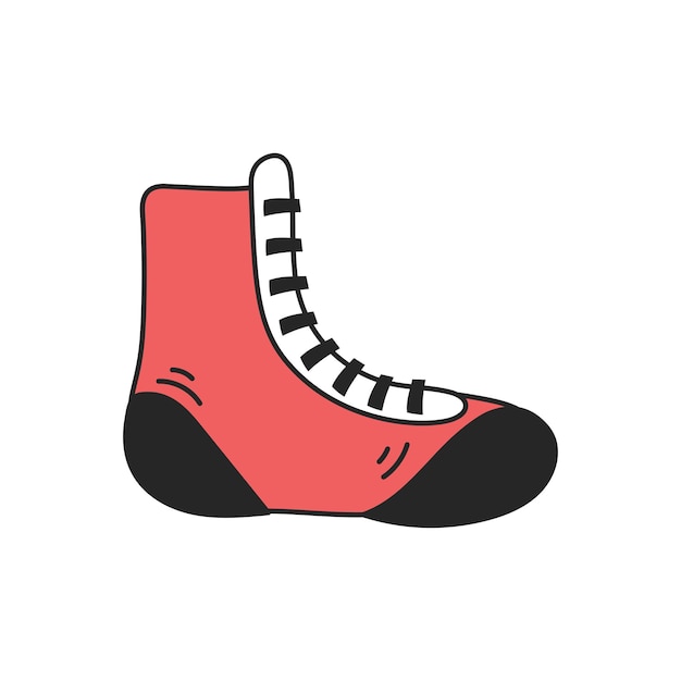 Boxer shoes vector illustration