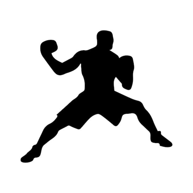 boxer silhouette