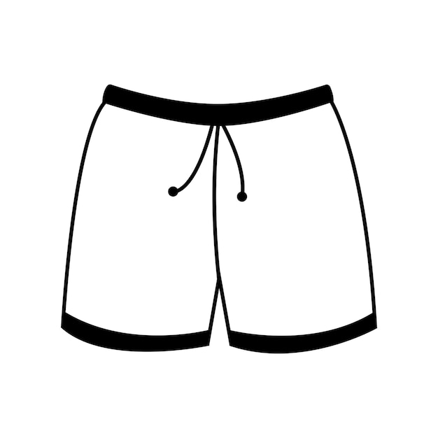 boxershorts icoon vector sjabloon illustratie logo ontwerp