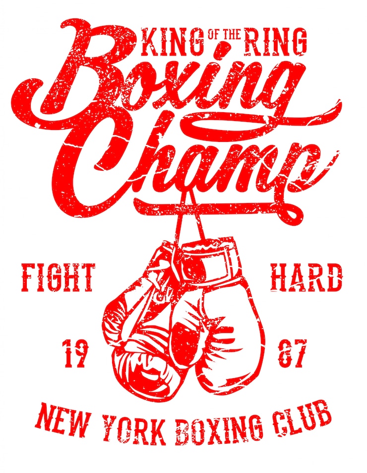 Vector boxing champ