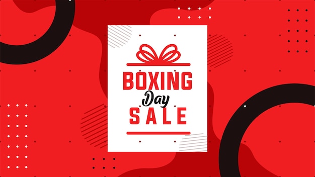 Vector boxing day sale background 1