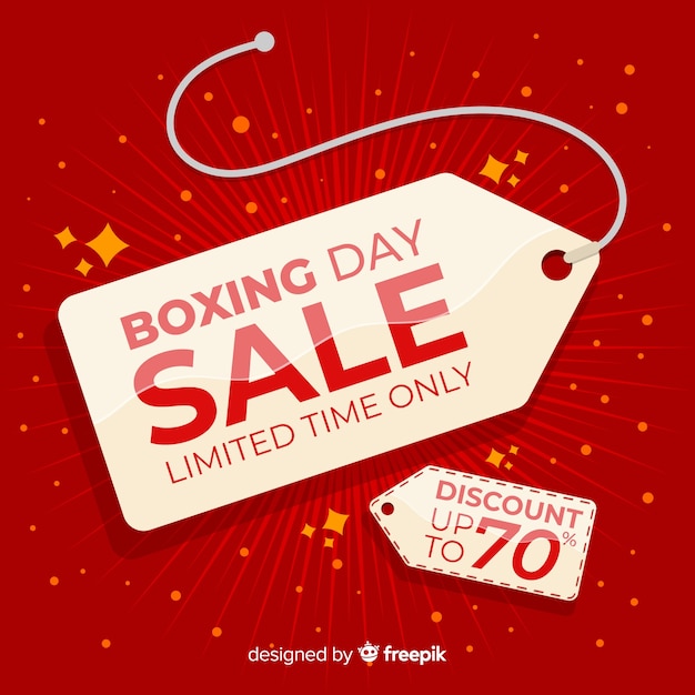 Boxing day sale background