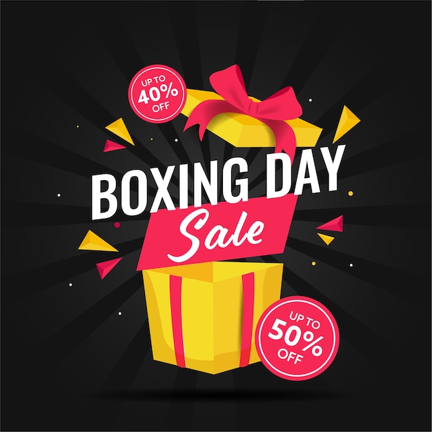 Boxing day sale banner