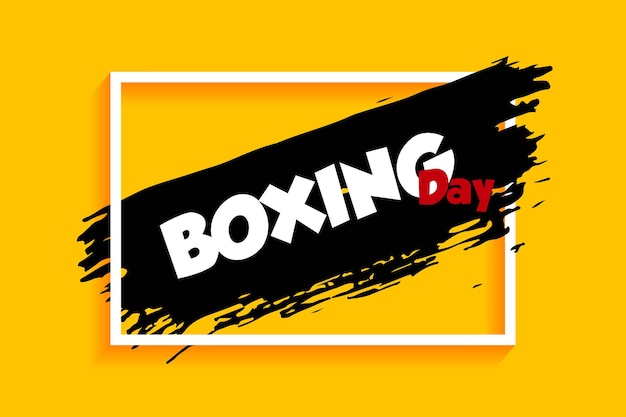 Boxing day sale template