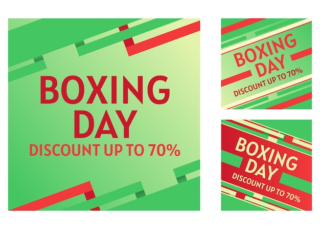 Boxing day social media post template